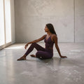 Palm Purple Leggings Gym Set