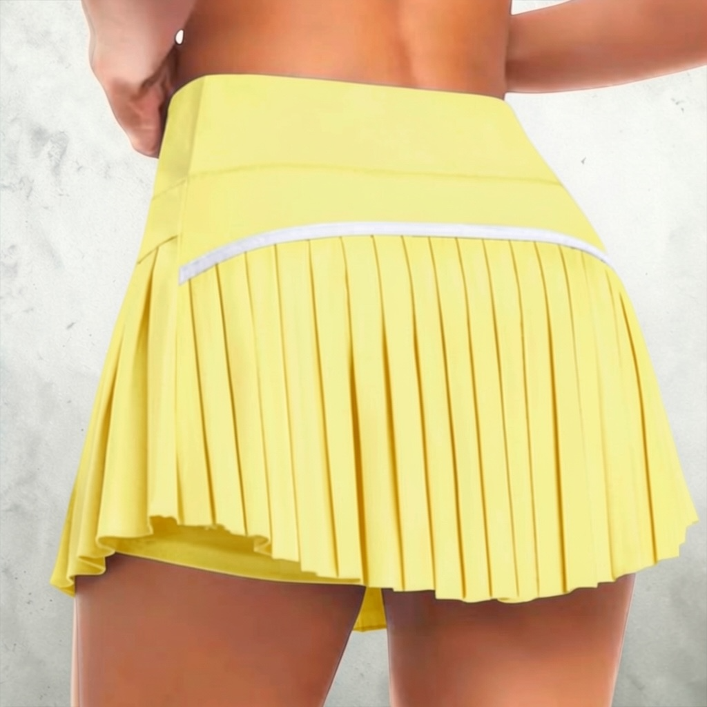 Palm Yellow Tennis Pádel Skort