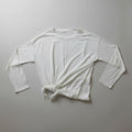 Palm White Relaxed Fit Long Sleeved Tee