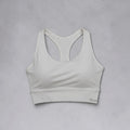 Palm White Sports Bra