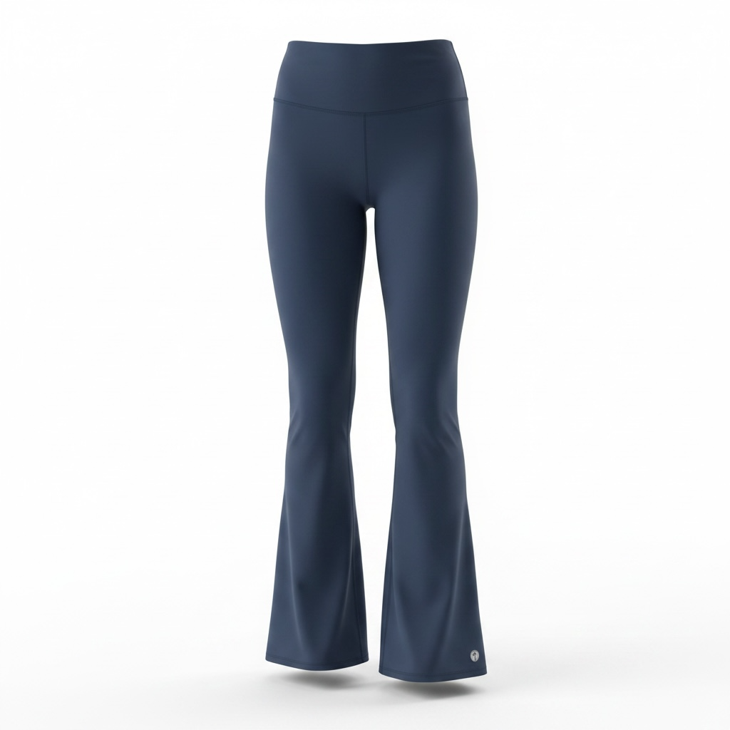 Palm Petrol Blue Flares and Vest Top Set