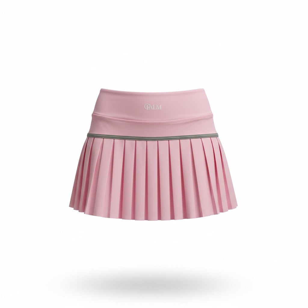 Palm Pale Pink/Grey Tennis Skort