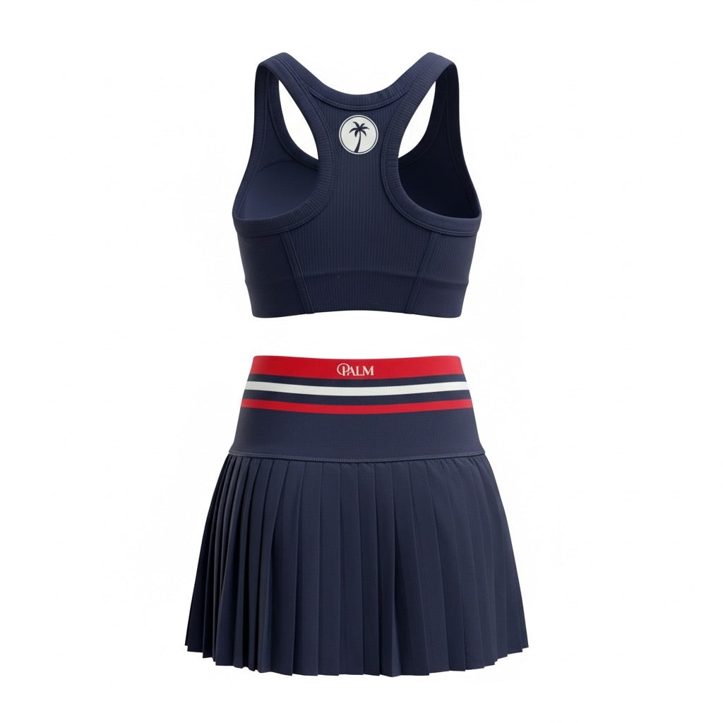 Palm Navy Two Piece Tennis/Padel Set