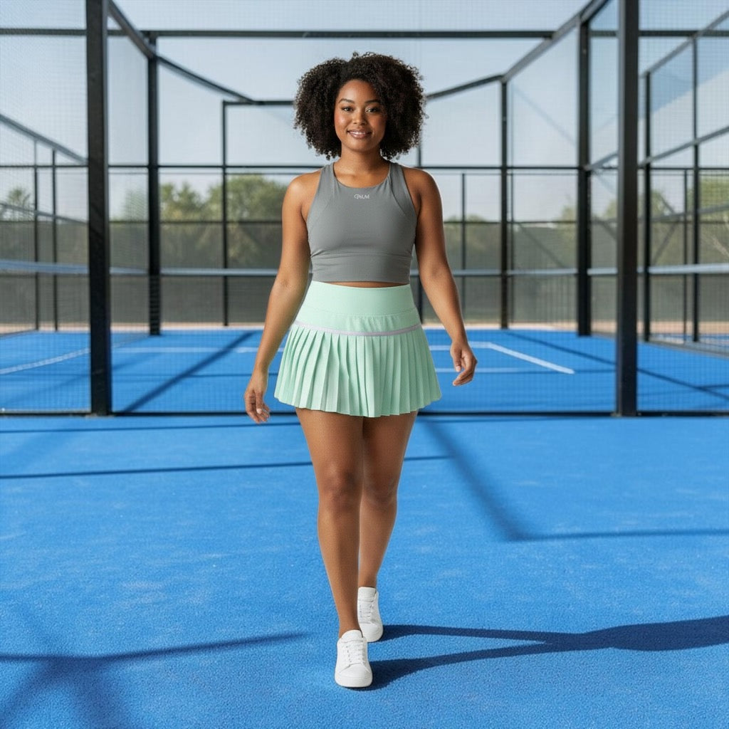 Palm Grey Sports Bra