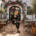 Palm Black Three Piece Leggings Set