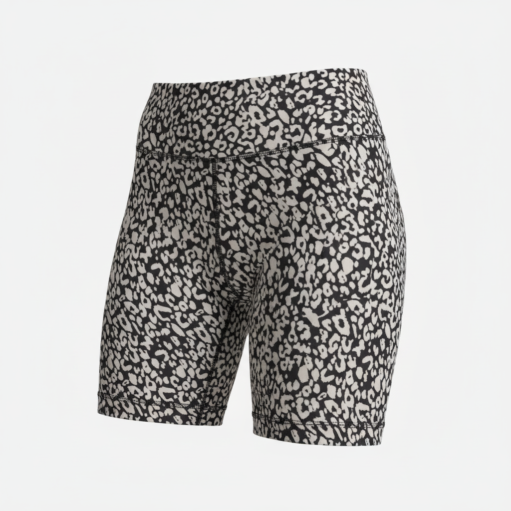 Palm Animal Print Sports Top & Shorts Set